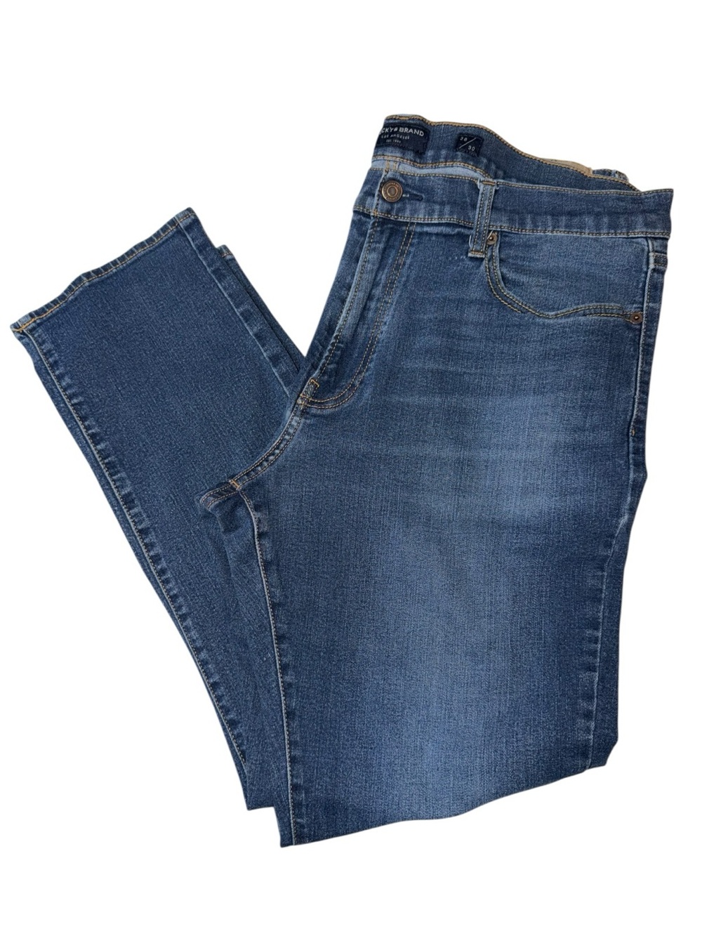 Lucky Brand Men's Slim Straight Blue Denim Jeans